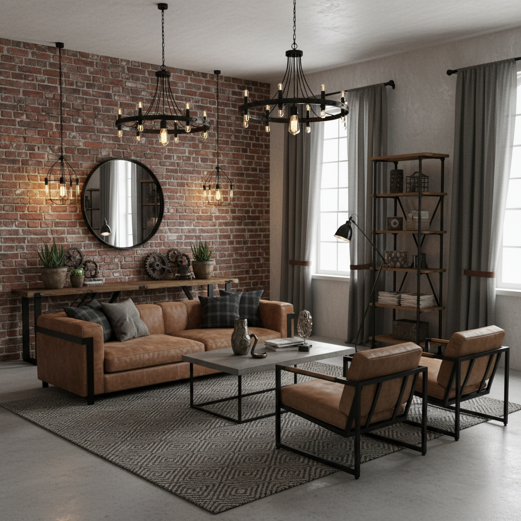 Industrial - Living Room
