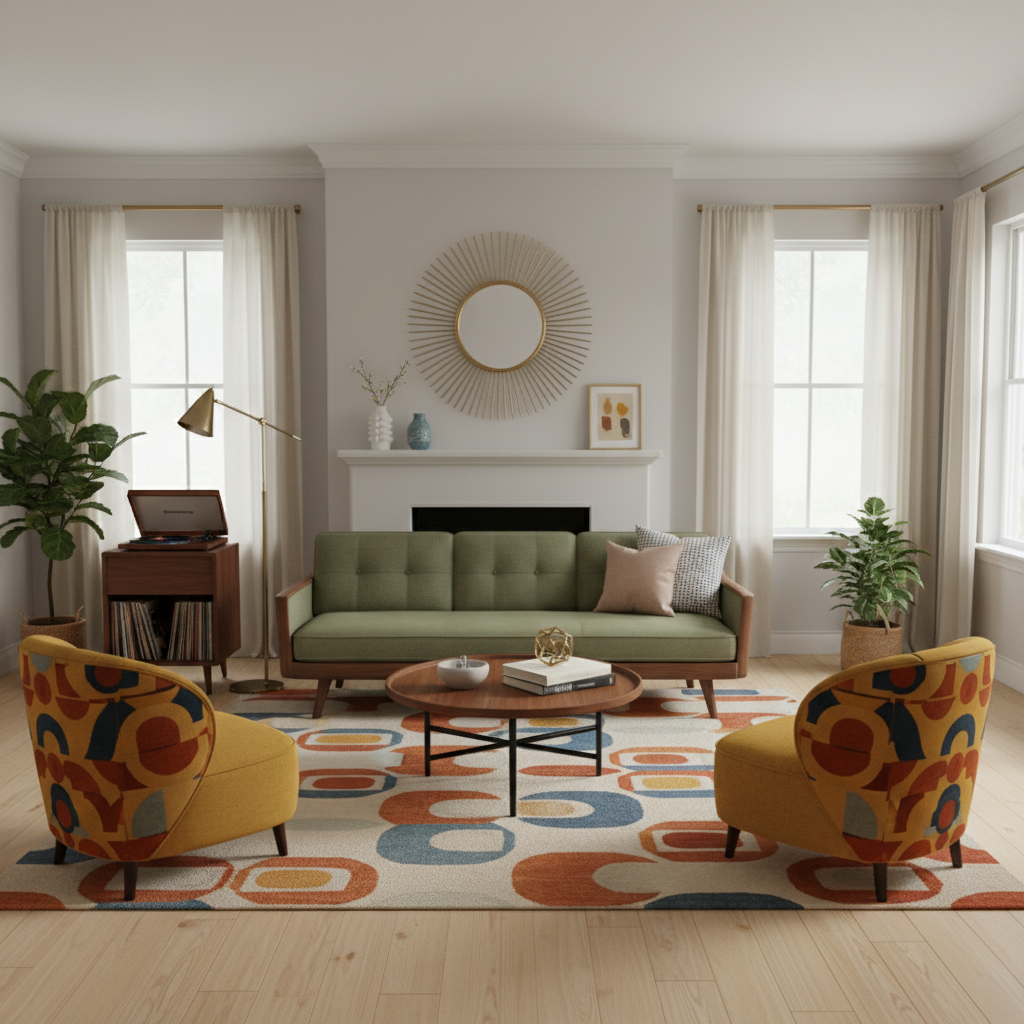 Mid-Century Modern - Living Room